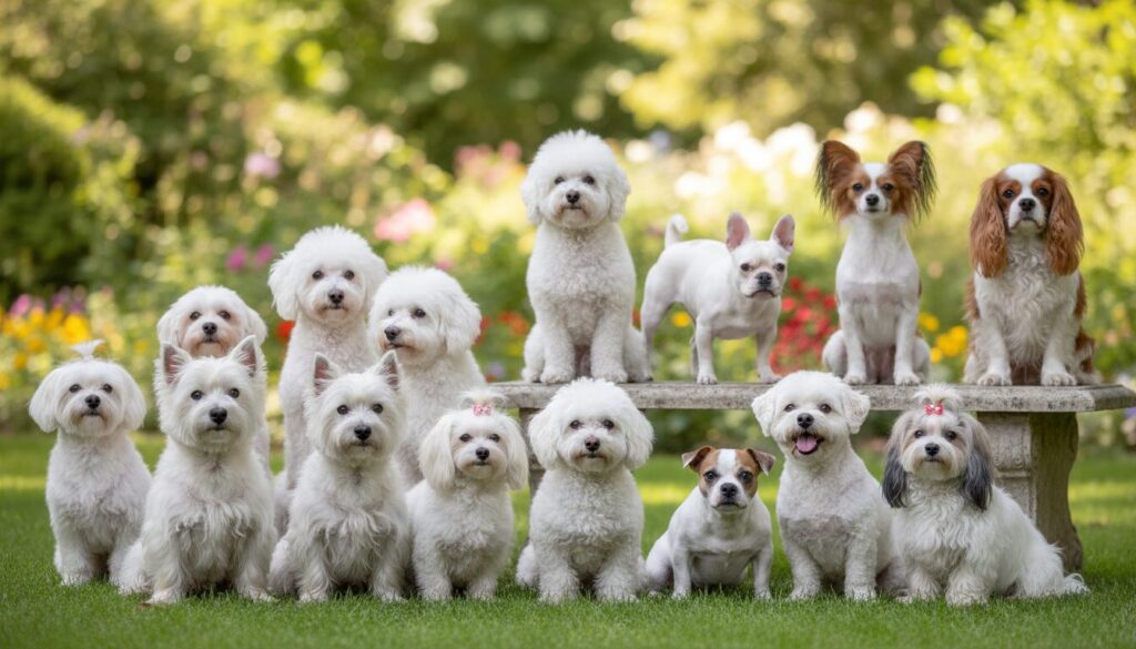 Chiens blancs de petite taille : Découvrez les 15 races incontournables à adopter
